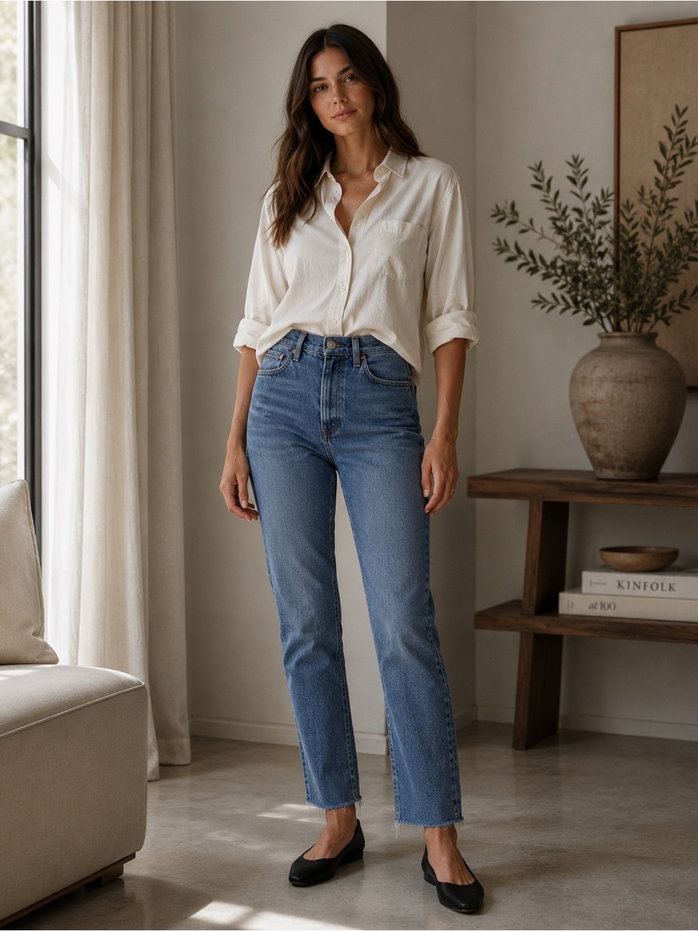 Levi’s WHITE OAK CONE DENIM Button Fly Jeans 29 High Rise Raw Hem 22861-0001 - Picture 15 of 15